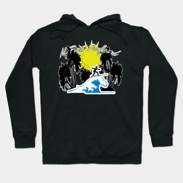 My First Surfboard Hoodie by ied